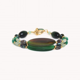 bracelet ajustable 3 rangs "Salonga" - Nature Bijoux
