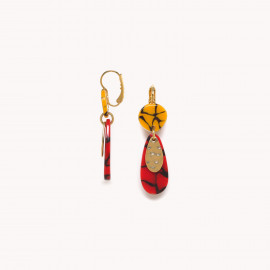 boucles d'oreilles dormeuses petit modèle "Stromboli" - Nature Bijoux