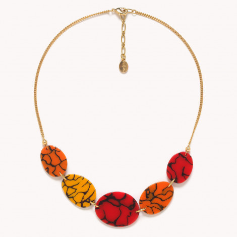 5 elements necklace "Stromboli"