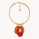 collier plastron 3 couleurs "Stromboli" - Nature Bijoux