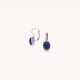 french hook oval earrings "Indigo" - Nature Bijoux