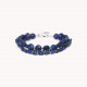 3 rows bracelet "Indigo" - Nature Bijoux
