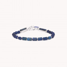 bracelet ajustable Lapis "Indigo" - Nature Bijoux