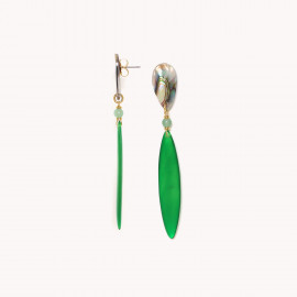 long post earrings "Salonga" - Nature Bijoux