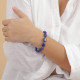 bracelet extensible Lapis "Indigo" - Nature Bijoux
