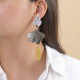 big clip earrings "Mon jardin" - Nature Bijoux