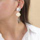 asymmetric earrings "Mon jardin" - Nature Bijoux