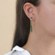 boucles d'oreilles poussoir pendant corne "Salonga" - Nature Bijoux