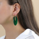 horn XL creoles earrings "Salonga" - Nature Bijoux