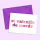 Postal card A6 Saint Valentin de merde - Tomas Gravereau