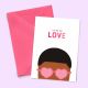 Postal card A6 La vie en love - Tomas Gravereau