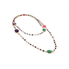 Multi-stone necklace - ALBA - L'atelier des Dames