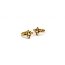 Mini eye hoop earrings - MANON - L'atelier des Dames