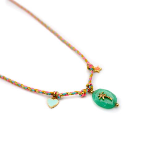 Grigri cord necklace - CARLA