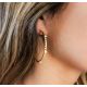 Rhinestone hoop earrings - EVE - L'atelier des Dames