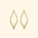 NIRVANA gold hook earrings - RAS