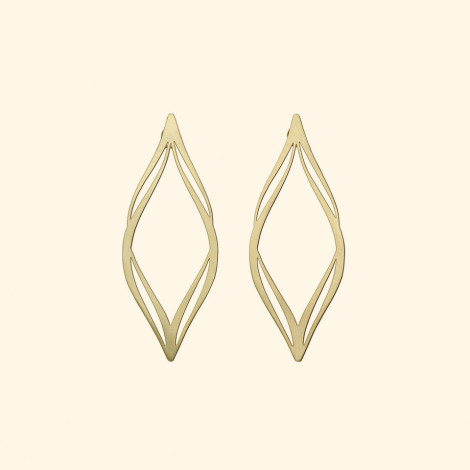 NIRVANA gold hook earrings