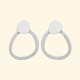 BAU silver earrings - RAS