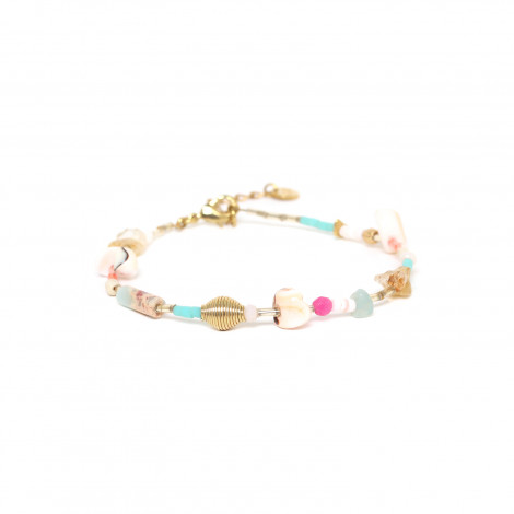 Assorted beads Anklet "Emily"