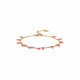 Multi-dangle agate bead bracelet "Lena" - Franck Herval