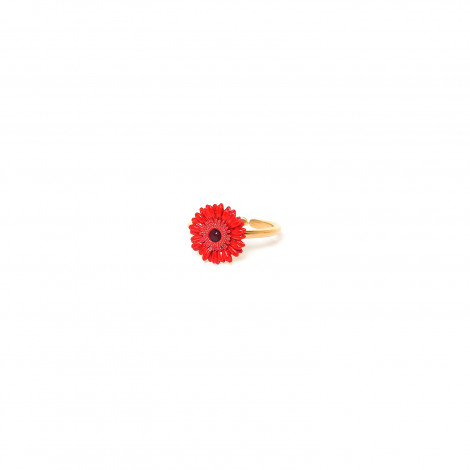 Red gerbera ring flower "Ruby"