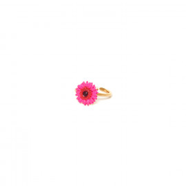Pink gerbera ring flower "Ruby" - Franck Herval