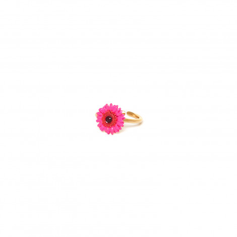 Pink gerbera ring flower "Ruby"