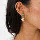 Multi-dangle short post earrings "Emily" - Franck Herval