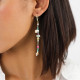 Long earring with crystallized hook "Emily" - Franck Herval