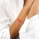 Bracelet ajustable Gerbera 3 couleurs "Ruby" - Franck Herval