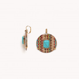 Round french hook earrings "Dakota" - Nature Bijoux