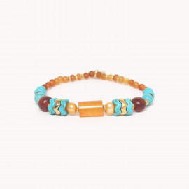 Thin stretch bracelet "Lhassa" - Nature Bijoux