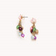 FWP grape post earrings "Monte Rosso" - Nature Bijoux
