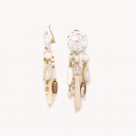 Multidangles clip earrings "Pondichery" - Nature Bijoux