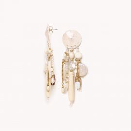 Multidangles post earrings "Pondichery" - Nature Bijoux
