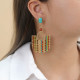 Big earrings "Dakota" - Nature Bijoux