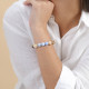 Bracelet extensible bleu "Euphoria" - Nature Bijoux
