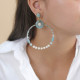 Gypsy post earrings "Honolulu" - Nature Bijoux