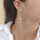 Long post earrings "Honolulu" - Nature Bijoux