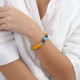 Zigzag stretch bracelet "Lhassa" - Nature Bijoux