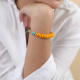 Orange coconut stretch bracelet "Lhassa" - Nature Bijoux