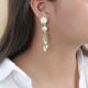 3 dangles post earrings "Pondichery" - Nature Bijoux