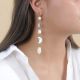 Long post earrings "Pondichery" - Nature Bijoux