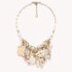 Multidangles plastron necklace "Pondichery" - Nature Bijoux