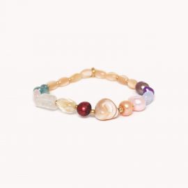 Shell stretch bracelet "Monte Rosso" - Nature Bijoux