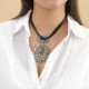 Terrazzo plastron necklace "Solenzara" - Nature Bijoux