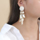 Multidangles post earrings "Pondichery" - Nature Bijoux