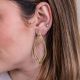 NIRVANA gold hook earrings - RAS