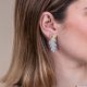 LUCIA gold+silver PM earrings - RAS