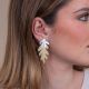 GM silver + gold LUCIA earrings - RAS